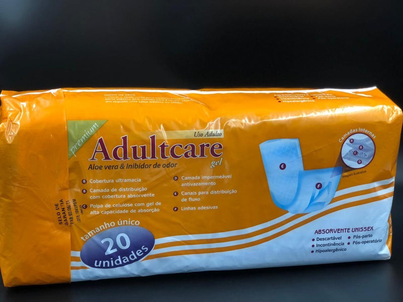 Adultcare Laranja Premium 20 Unidades