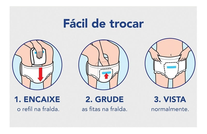 Lifree Absorvente Geriátrico Refil Para Fralda-calça 20 Unidades