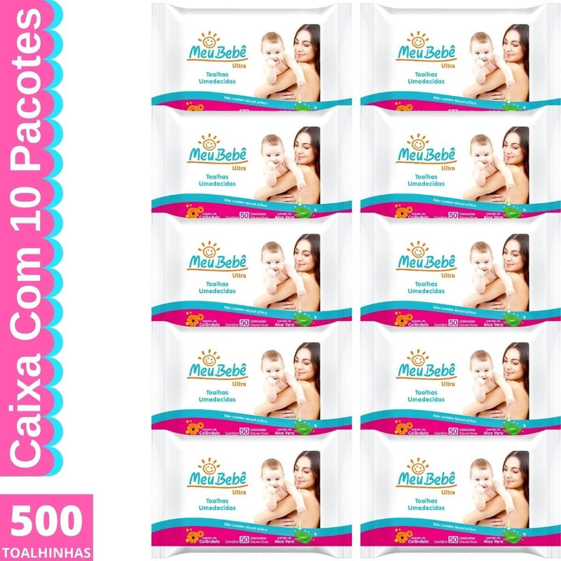 Toalha Umedecida Meu Bebê Ultra 50 UN