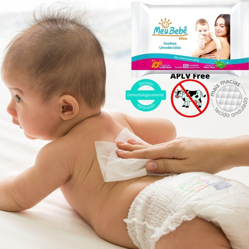 Toalha Umedecida Meu Bebê Ultra 50 UN