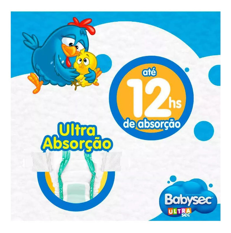 Fralda Babysec Galinha Pintadinha Mega