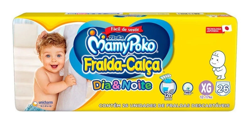 Fralda Calça Mamypoko Dia & Noite