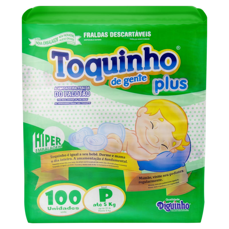 Fralda Toquinho de Gente Plus Hiper