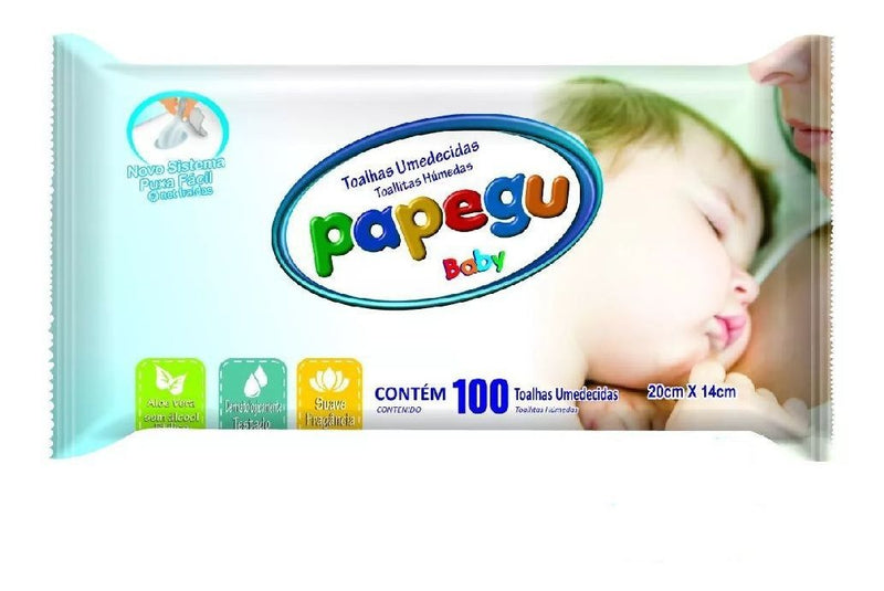 Lenço Toalha Umedecida Papegu Baby