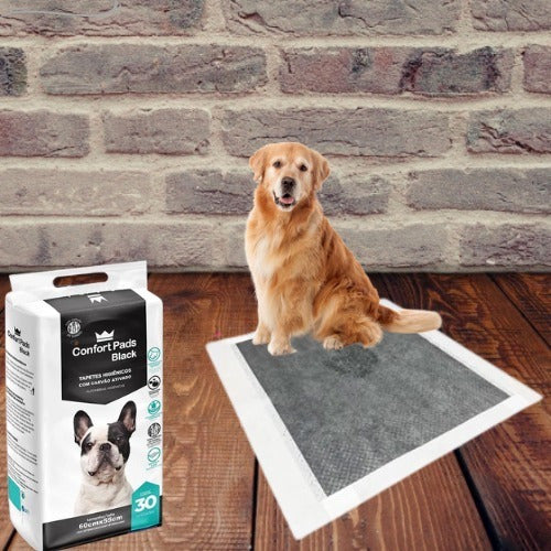 Tapete Higiênico Cães Confortpads Black 60x 55 30 Unidades