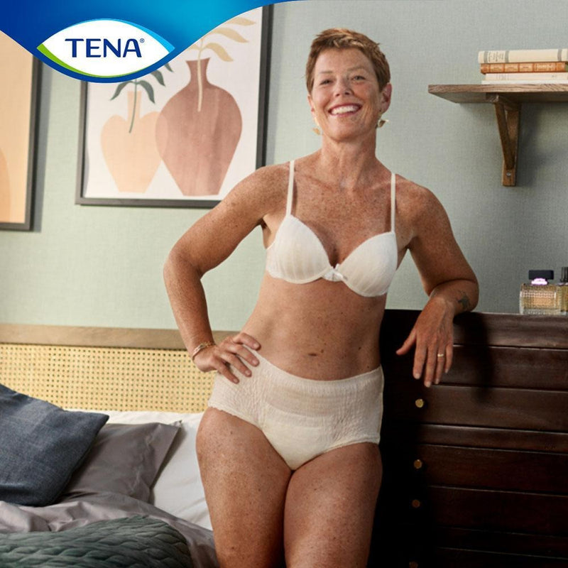 Fralda Geriátrica Descartável Tena Pants Discreet Nude