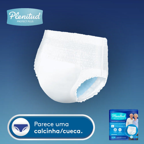 Fralda Geriátrica Descartável Plenitud Protect Plus 24 unidades