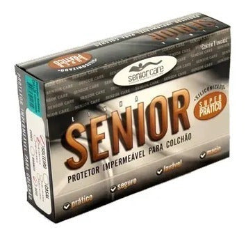 Senior Care Protetor Colchão Solteiro Impermeável Silicone Lençol Vinil
