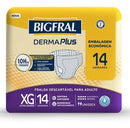 Fralda Geriátrica Descartável Bigfral Derma Plus Economica