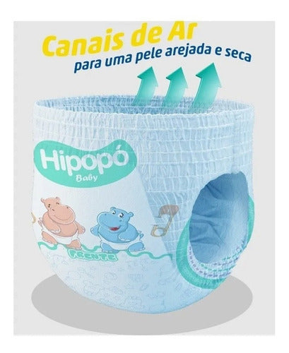 Fralda Descartável Hipopó Baby Pants