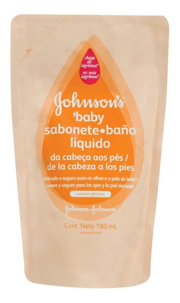 Sabonete Líquido Johnson's Baby Glicerina Sabonete Líquido De Glicerina Em Líquido 180 Ml