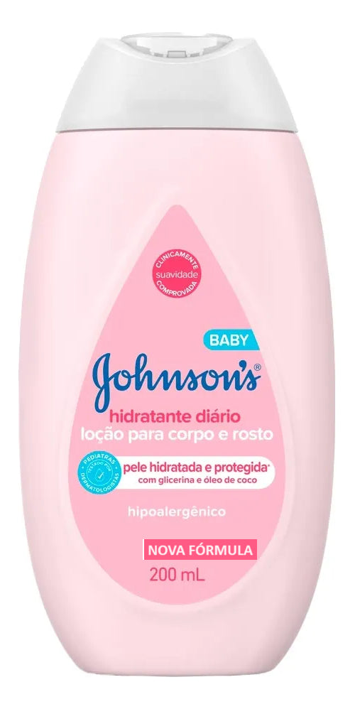 Loção Hidratante Johnson's Baby Hipoalergênico 200ml