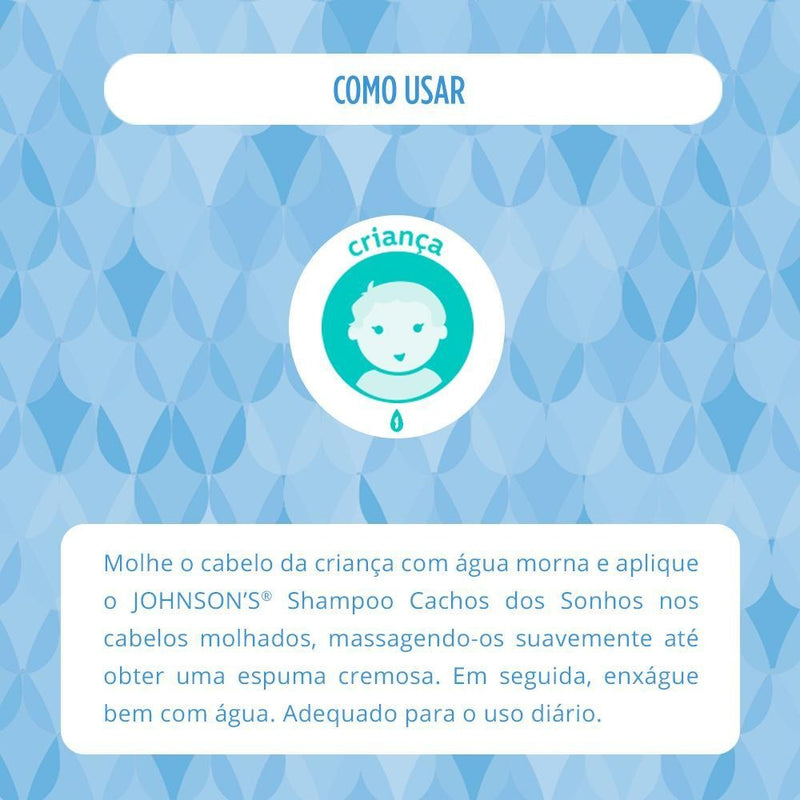 Shampoo Cachos Dos Sonhos Johnson's Baby 200ml