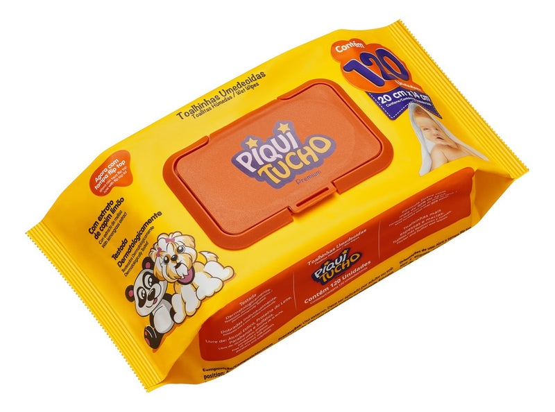 Toalhas Umedecidas Piquitucho Premium 120 U