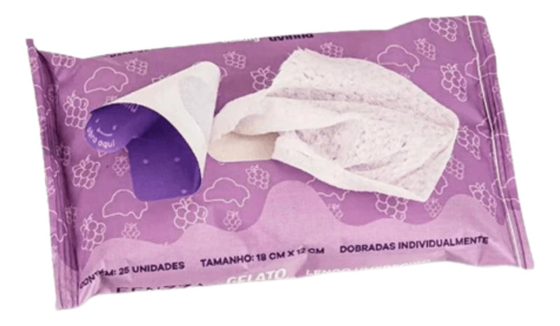 Lenço Umedecido Para Limpeza Facial Gelato Beauty Fenzza