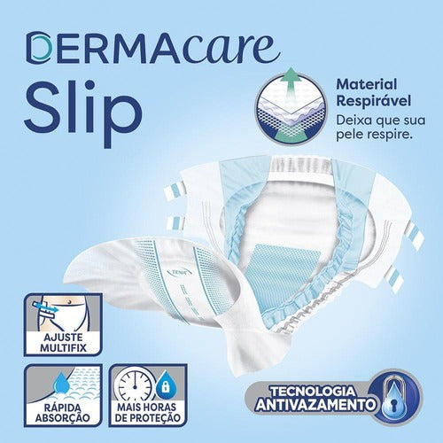 Fralda Geriátrica Descartável Tena Dermacare Slip
