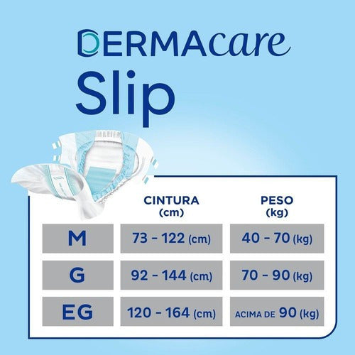 Fralda Geriátrica Descartável Tena Dermacare Slip