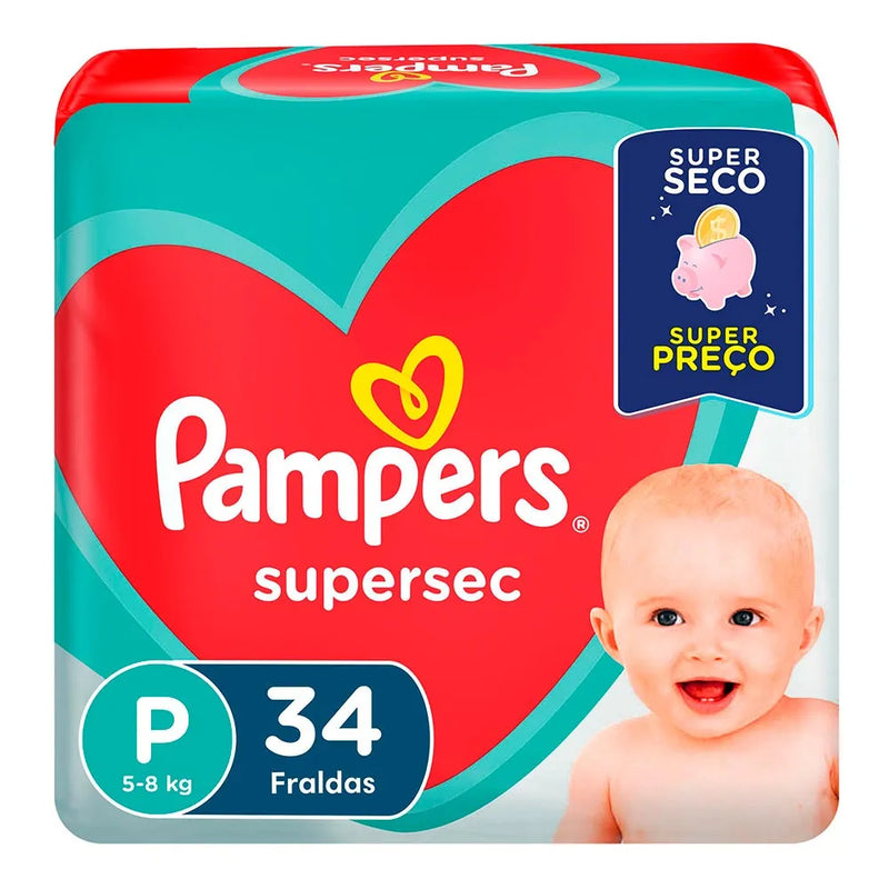 Fralda Descartável Pampers Supersec