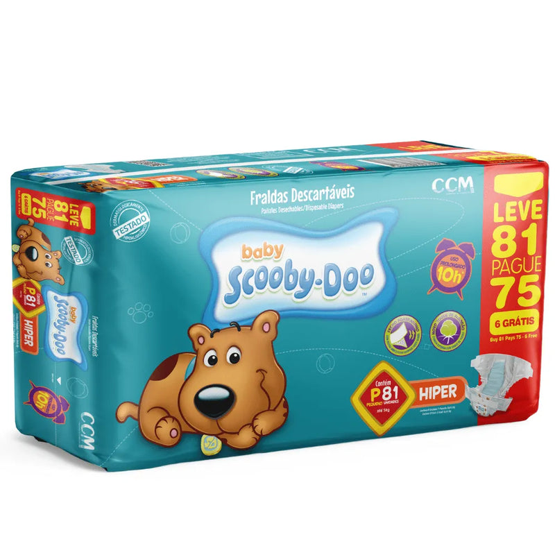 Fralda Descartável Scooby-doo Baby Hiper