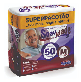 Fralda Geriátrica Descartável Suavidade Hiper