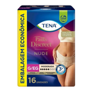 Fralda Geriátrica Descartável Tena Pants Discreet Nude
