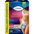 Fralda Geriátrica Descartável Tena Pants Discreet Nude
