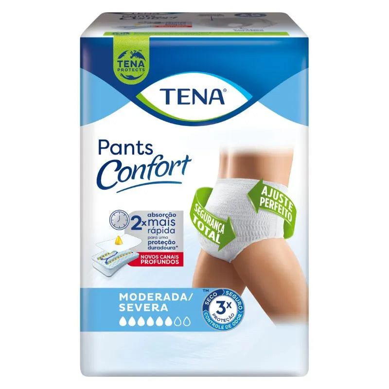 Fralda Geriátrica Descartável Tena Pants Confort
