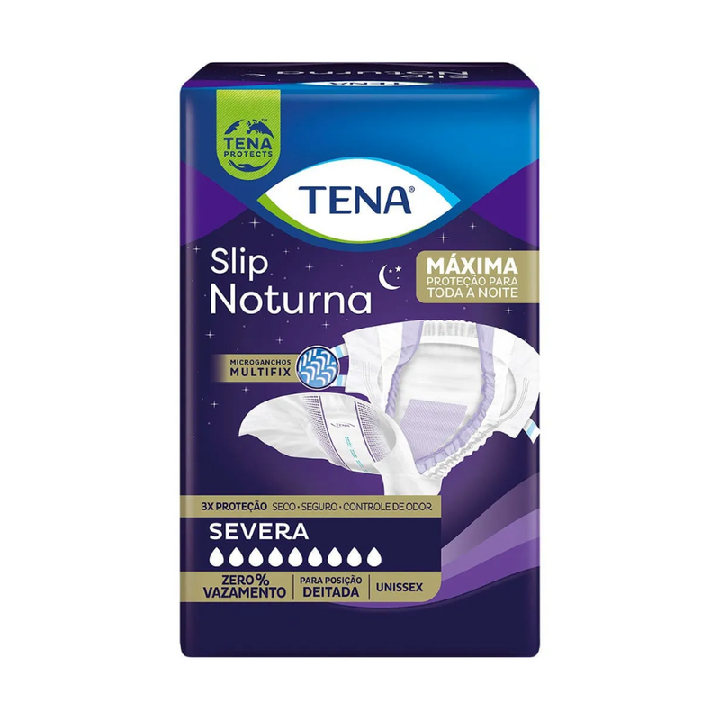 Fralda Geriátrica Descartável Tena Slip Noturna